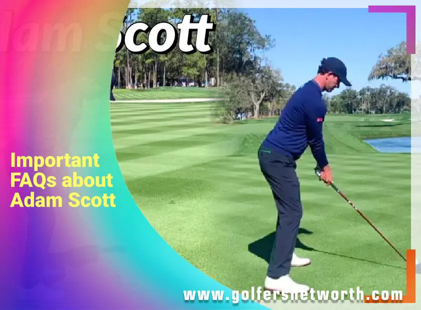 Adam Scott golf swing