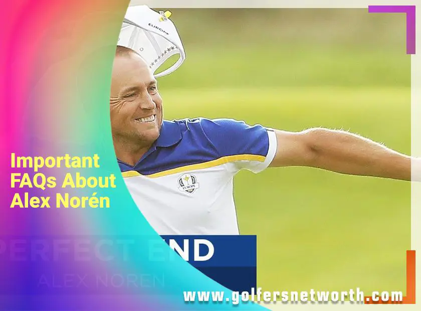 Alex Norén Ryder Cup 2018