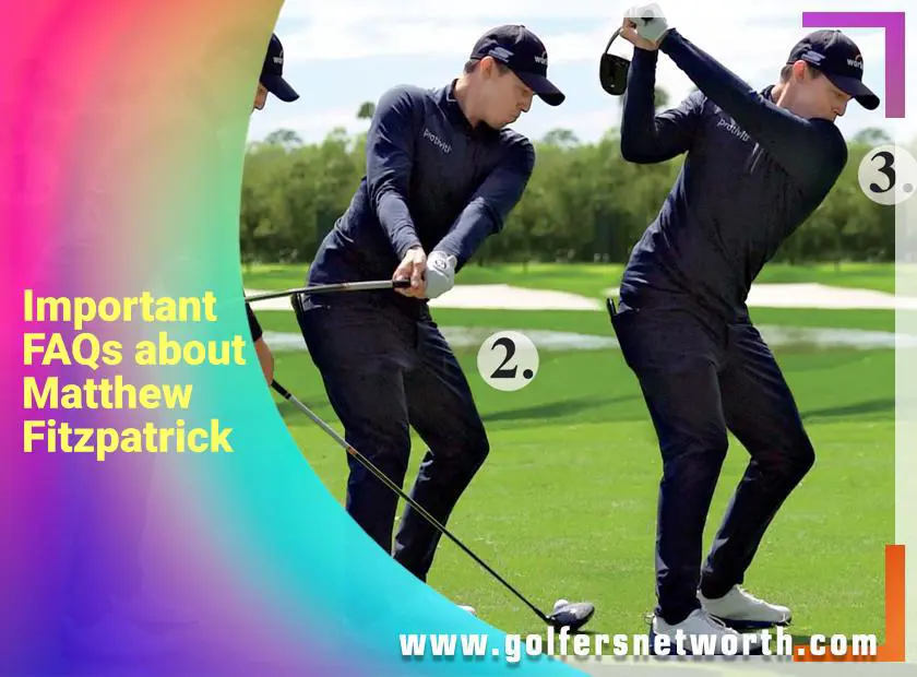 Matthew Fitzpatrick golf swing